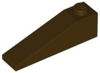 LEGO® los onderdeel Dakpan Algemeen Donker Bruin 60477