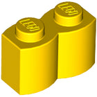 LEGO® los onderdeel Steen Aangepast in kleur Geel 30136