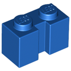 LEGO® los onderdeel Steen Aangepast in kleur Blauw 4216