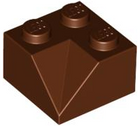 LEGO® los onderdeel Dakpan Algemeen Roodachtig Bruin 3046