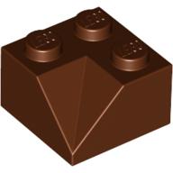 LEGO® los onderdeel Dakpan Algemeen Roodachtig Bruin 3046