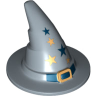 Plaatje in Gallery viewer laden, LEGO® los onderdeel Hoofddeksels in kleur Zandblauw 6131pb02