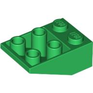 LEGO® los onderdeel Dakpan Omgekeerd in kleur Groen 3747a