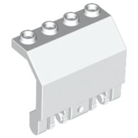 LEGO® los onderdeel Paneel in kleur Wit 44572