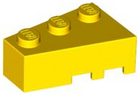 LEGO® los onderdeel Wig in kleur Geel 6565