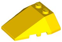 LEGO® los onderdeel Wig in kleur Geel 48933