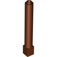 Plaatje in Gallery viewer laden, LEGO® los onderdeel Steunpilaar Roodachtig Bruin 43888