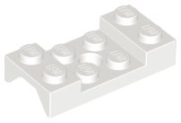 LEGO® los onderdeel Spatbord in kleur Wit 60212