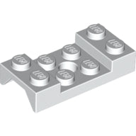 LEGO® los onderdeel Spatbord in kleur Wit 60212