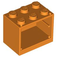 LEGO® los onderdeel Container in kleur Oranje 4532a