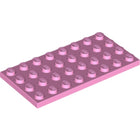 LEGO® los onderdeel Plaat Algemeen in kleur Fel Roze 3035