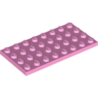 LEGO® los onderdeel Plaat Algemeen in kleur Fel Roze 3035