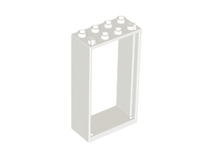 LEGO® los onderdeel Deurkozijn in kleur Wit 60599