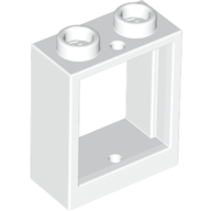 LEGO® los onderdeel Raamkozijn in kleur Wit 60592