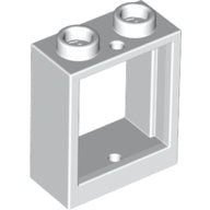Plaatje in Gallery viewer laden, LEGO® los onderdeel Raamkozijn in kleur Wit 60592
