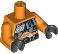LEGO® los onderdeel Lijf met Motief Oranje 973pb0463c01