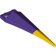 LEGO® los onderdeel Plaat Aangepast Donkerpaars 61406pb01