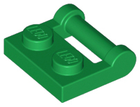 LEGO® los onderdeel Plaat Aangepast in kleur Groen 48336
