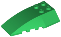 LEGO® los onderdeel Wig in kleur Groen 43712