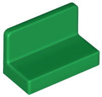 LEGO® los onderdeel Paneel in kleur Groen 4865b