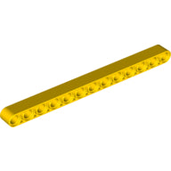 Plaatje in Gallery viewer laden, LEGO® los onderdeel Technische Hefbalk in kleur Geel 41239