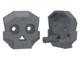 LEGO® los onderdeel Rots Donker Blauwachtig Grijs 47990