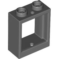 Plaatje in Gallery viewer laden, LEGO® onderdeel Raamkozijn Donker Blauwachtig Grijs 60592