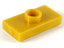Plaatje in Gallery viewer laden, LEGO® los onderdeel Plaat Aangepast Parel Goud 3794b