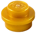LEGO® los onderdeel Plaat Rond in kleur Parel Goud 4073