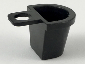 LEGO® los onderdeel Lijf Accessoire in kleur Zwart 4523