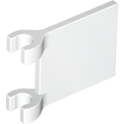 LEGO® los onderdeel Vlag in kleur Wit 2335