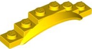 Plaatje in Gallery viewer laden, LEGO® los onderdeel Spatbord in kleur Geel 62361