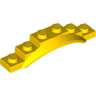 LEGO® los onderdeel Spatbord in kleur Geel 62361