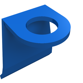 LEGO® los onderdeel Lijf Accessoire in kleur Blauw 4524
