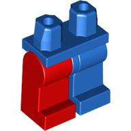 LEGO® los onderdeel Benen in kleur Blauw 970d08