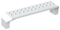 Plaatje in Gallery viewer laden, LEGO® los onderdeel Steen Boog in kleur Wit 30296