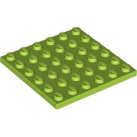 LEGO® los onderdeel Plaat Algemeen in kleur Limoen 3958