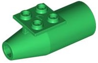 LEGO® los onderdeel Vliegtuig in kleur Groen 4868b