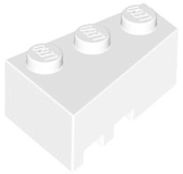 Plaatje in Gallery viewer laden, LEGO® los onderdeel Wig in kleur Wit 6564