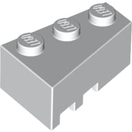 LEGO® los onderdeel Wig in kleur Wit 6564