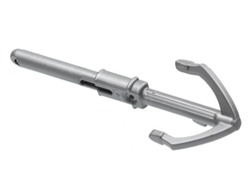 LEGO® los onderdeel Haak in kleur Zilver 62695