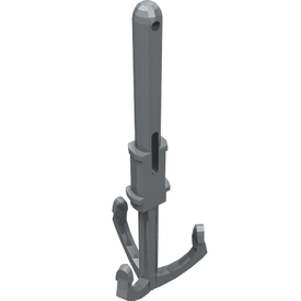 LEGO® los onderdeel Haak in kleur Zilver 62695