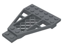 Plaatje in Gallery viewer laden, LEGO® los onderdeel Wig Plaat Donker Blauwachtig Grijs 30036