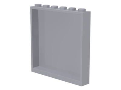 LEGO® los onderdeel Paneel Licht Blauwachtig Grijs 59349