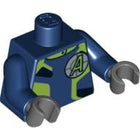 LEGO® los onderdeel Lijf met Motief Donkerblauw 973pb0484c01