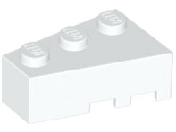 LEGO® los onderdeel Wig in kleur Wit 6565