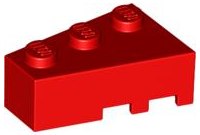 Plaatje in Gallery viewer laden, LEGO® los onderdeel Wig in kleur Rood 6565
