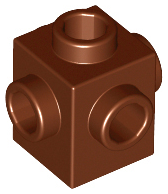 LEGO® los onderdeel Steen Aangepast Roodachtig Bruin 4733