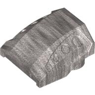 Plaatje in Gallery viewer laden, LEGO® los onderdeel Dakpan Gebogen Metallisch Zilver 44675