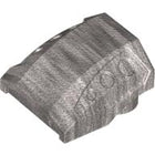 LEGO® los onderdeel Dakpan Gebogen Metallisch Zilver 44675